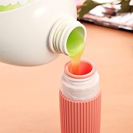 Mrsdry Travel Bottles for Toiletries, Tsa Approved 3oz Portable Travel Bottles, BPA Free Leak Proof Squeezable Silicone Travel Size Containers, Travel Accessories with Clear Toiletry Bag (4 Pack)