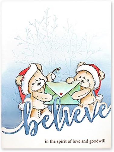 Miniatura 2 de Penny Black 31-005 Juego de sellos transparentes de letras navideñas