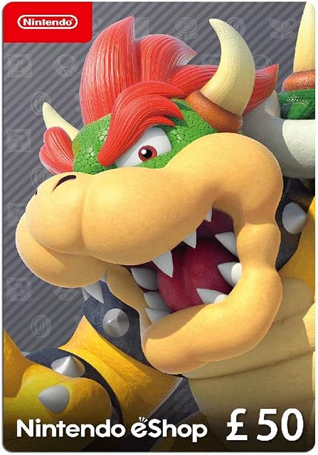 Nintendo eShop Card | 50 GBP voucher | Download Code | UK only | Switch