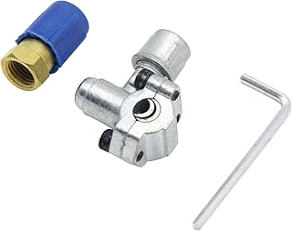 A/C Retrofit Valve Retrofit Valve with Dust Cap Converts R12 to R134a, fit 7/16 In BPV31 Bullet Piercing kit, Replace for R12 R22 R502 R134A AP4502525, BPV31D, GPV14, GPV31, GPV38, GPV56, MPV31