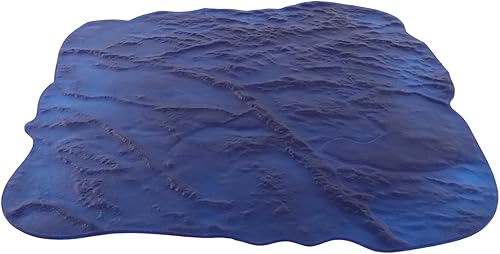 Miniatura 7 de Sellos de hormigón con textura de hormigón azul, patrón de pizarra, herramienta de estampado de molde a presión con recortadora de bordes para