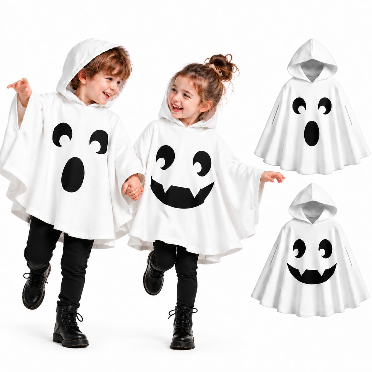 Disfraces De Halloween De Fantasmas — Capa De Cosplay Para Niños