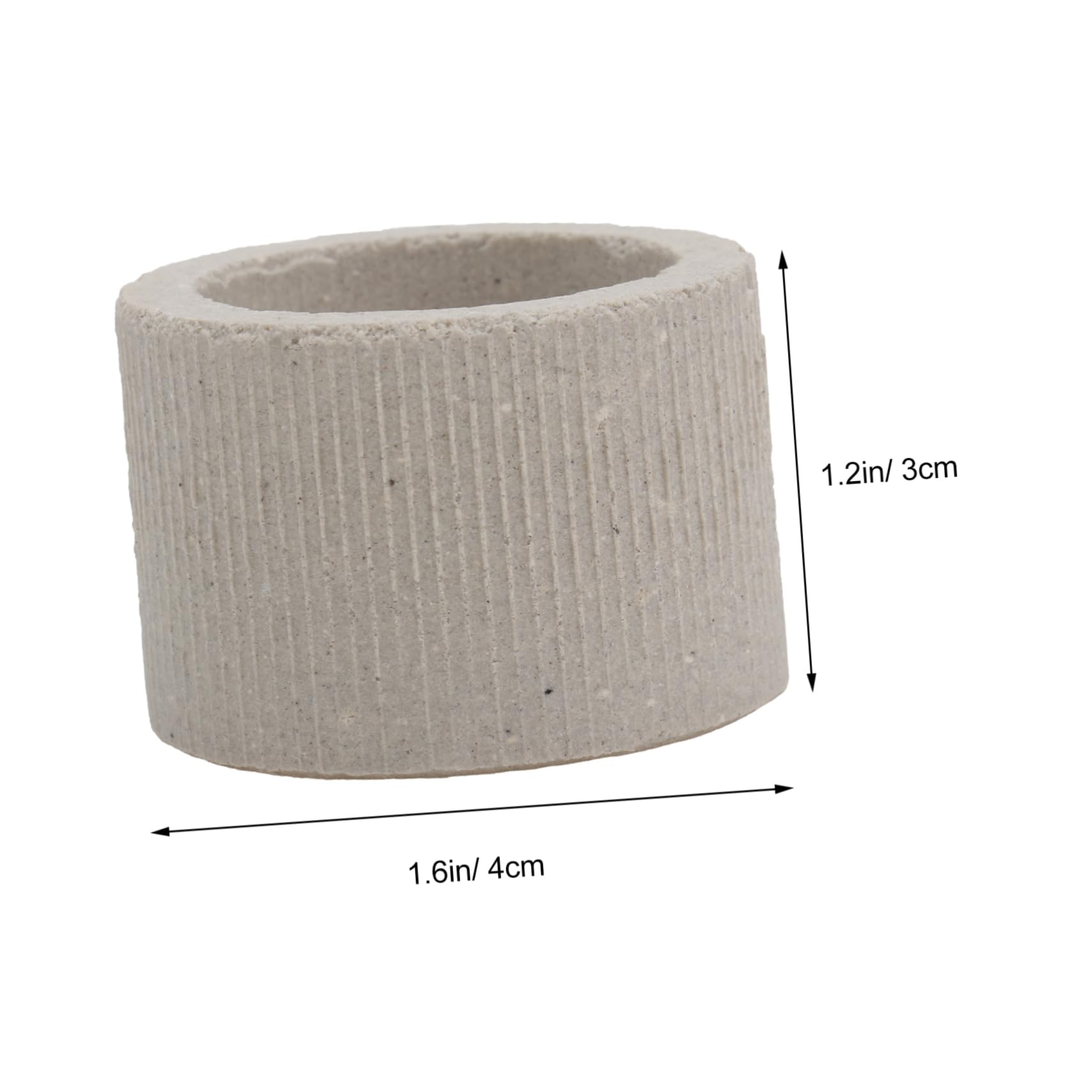 COSMEVIVI 5pcs Aquarium Plant Fixation Fish Tank Water Plants Fish Tank Fixed Ring Fish Tank Plant Holder Ring Fishnets Pond Plants Sand Aquarium Plant Tool Aquatic Pot Light Grey Ceramics