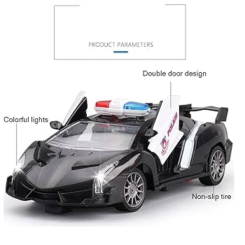 Amazon.co.jp: リモートコントロールカー ラジコンパトカー RC