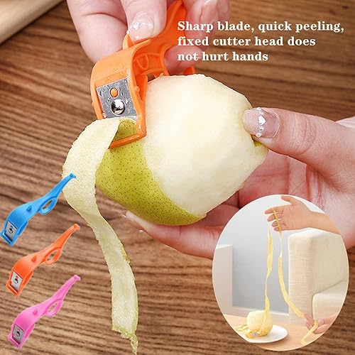 Miniatura 7 de YARZFERI 3 peladores de patatas de verduras, pelador de frutas, pelador de naranja, peladores de cuchillas de acero al carbono para cocina