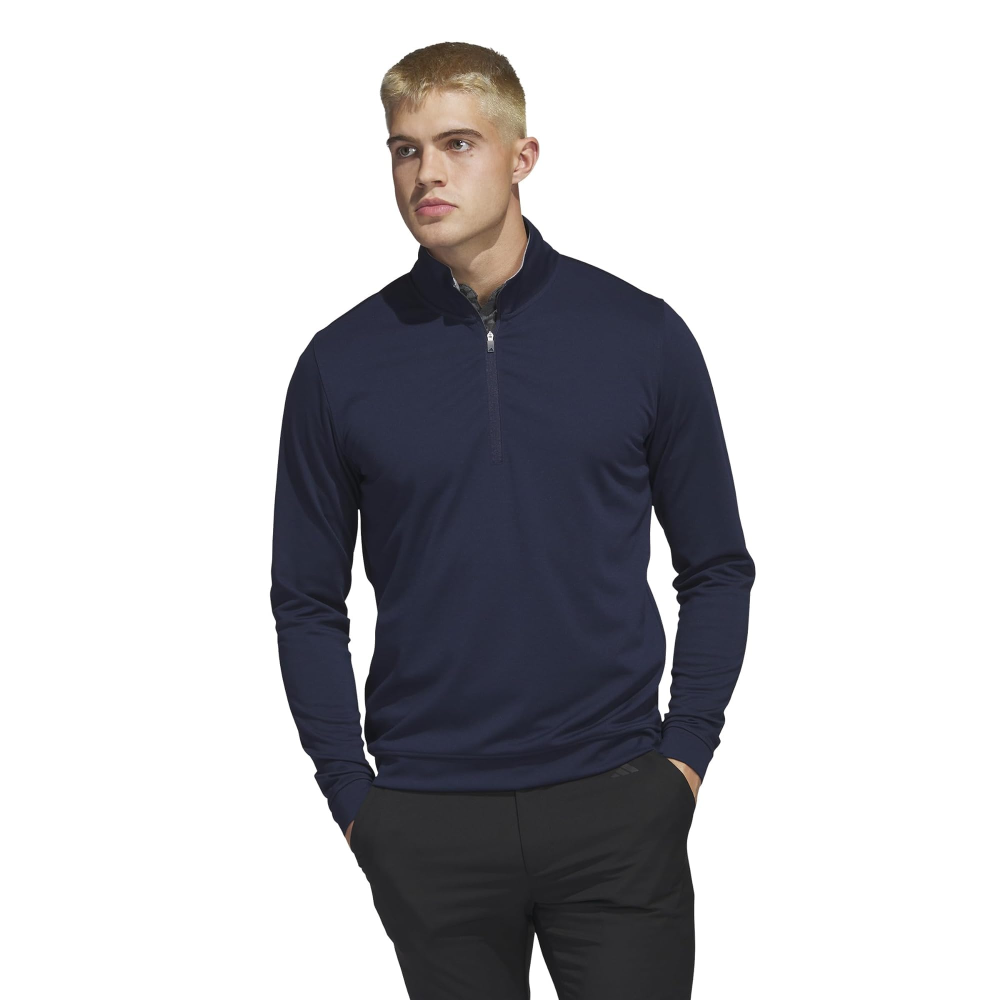 adidas Golf Men's Standard Elevated Quarter Zip Pullover, Collegiate Navy,  S : Amazon.ca: Clothing, Shoes \u0026 Accessories