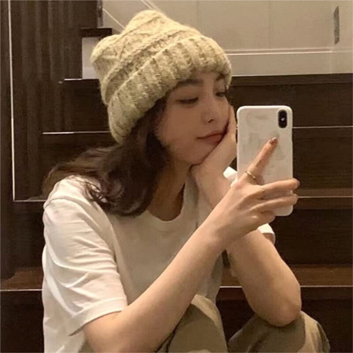 Czapka Zimowa Dzianinowe Czapki Beanie Dla Kobiet Mężczyzn Czapka Z Czaszkami Narciarskimi Slouchy Czapka Zimowa Ciepła Masywna Miękka Czapka Zimowa Kapelusz