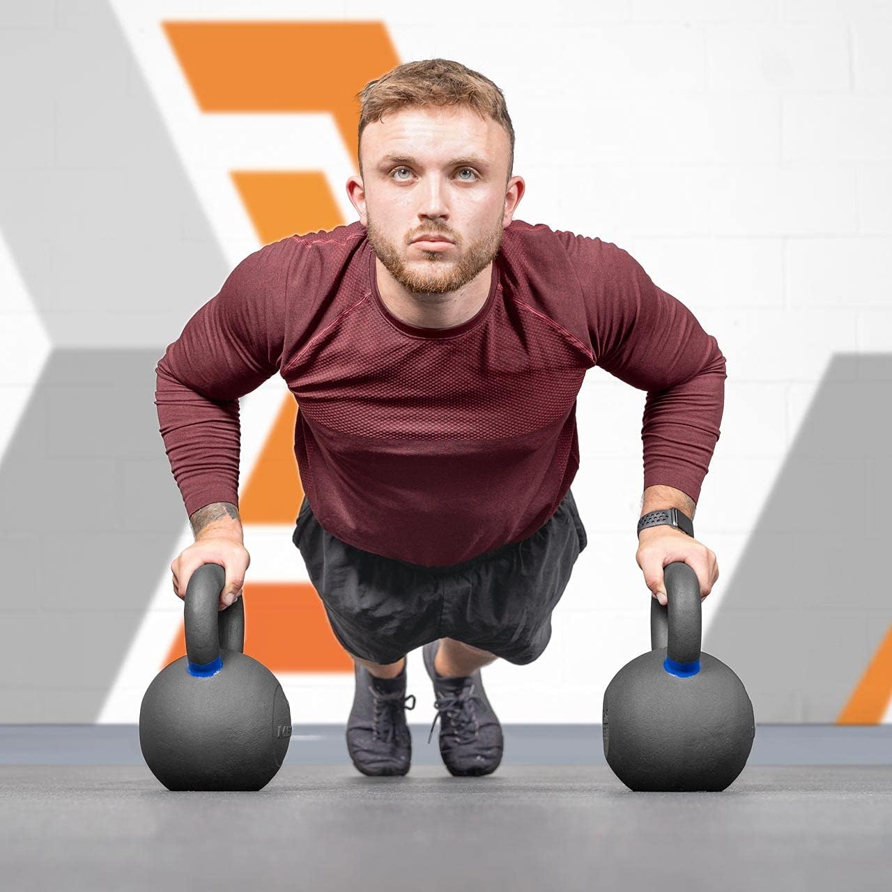 METIS Pro Cast Iron Kettlebells - [9lbs - 88lbs] | Professional Gym Equipment - Heavy-Duty Weights | Functional Fitness/Strength Training Equipment | Single OR Full Set