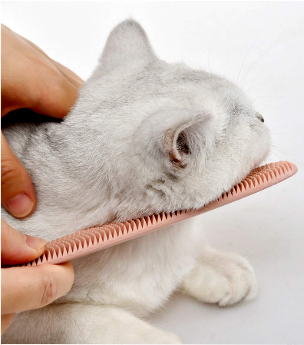Ulalaza Barbed Cat Comb Simulated Cat Tongue Brush ideal for Massage and Sensitive Skin