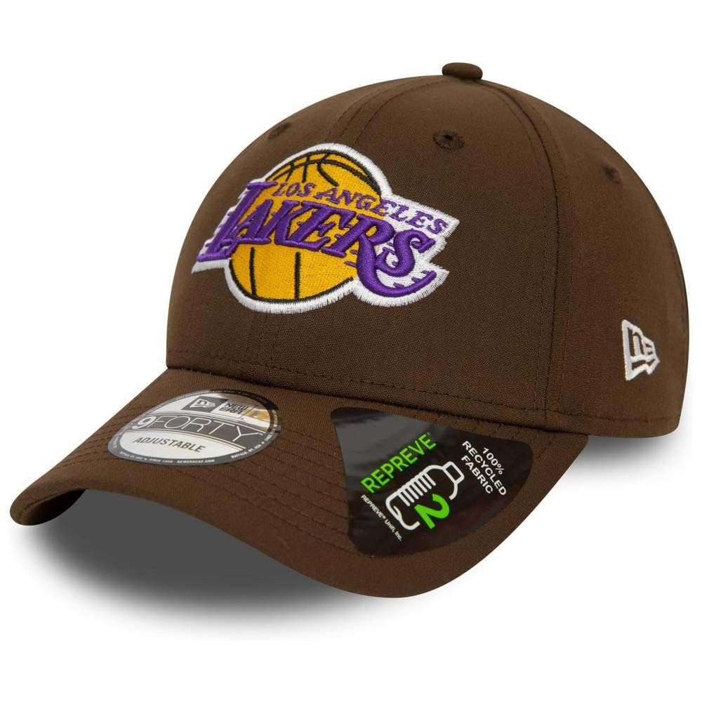 New Era 9Forty Snapback Cap - Repreve Los Angeles Lakers Brown
