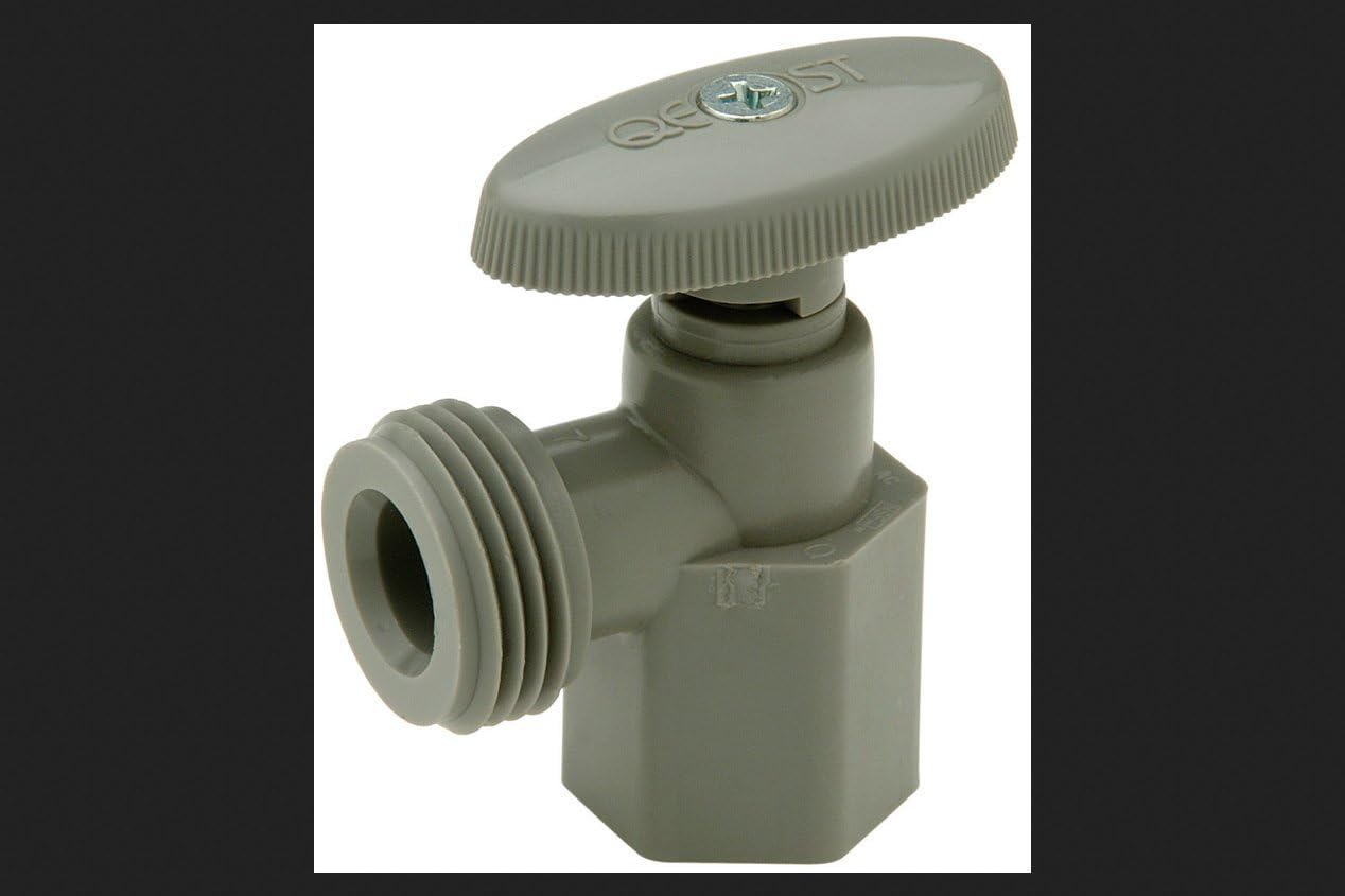 VALVE ANG QEST1/2FP&HOSE by QEST MfrPartNo QV504R Pipe Fittings