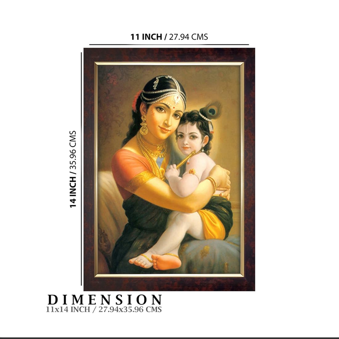 Bal Krishna Photo Frame - Divine Decor -2