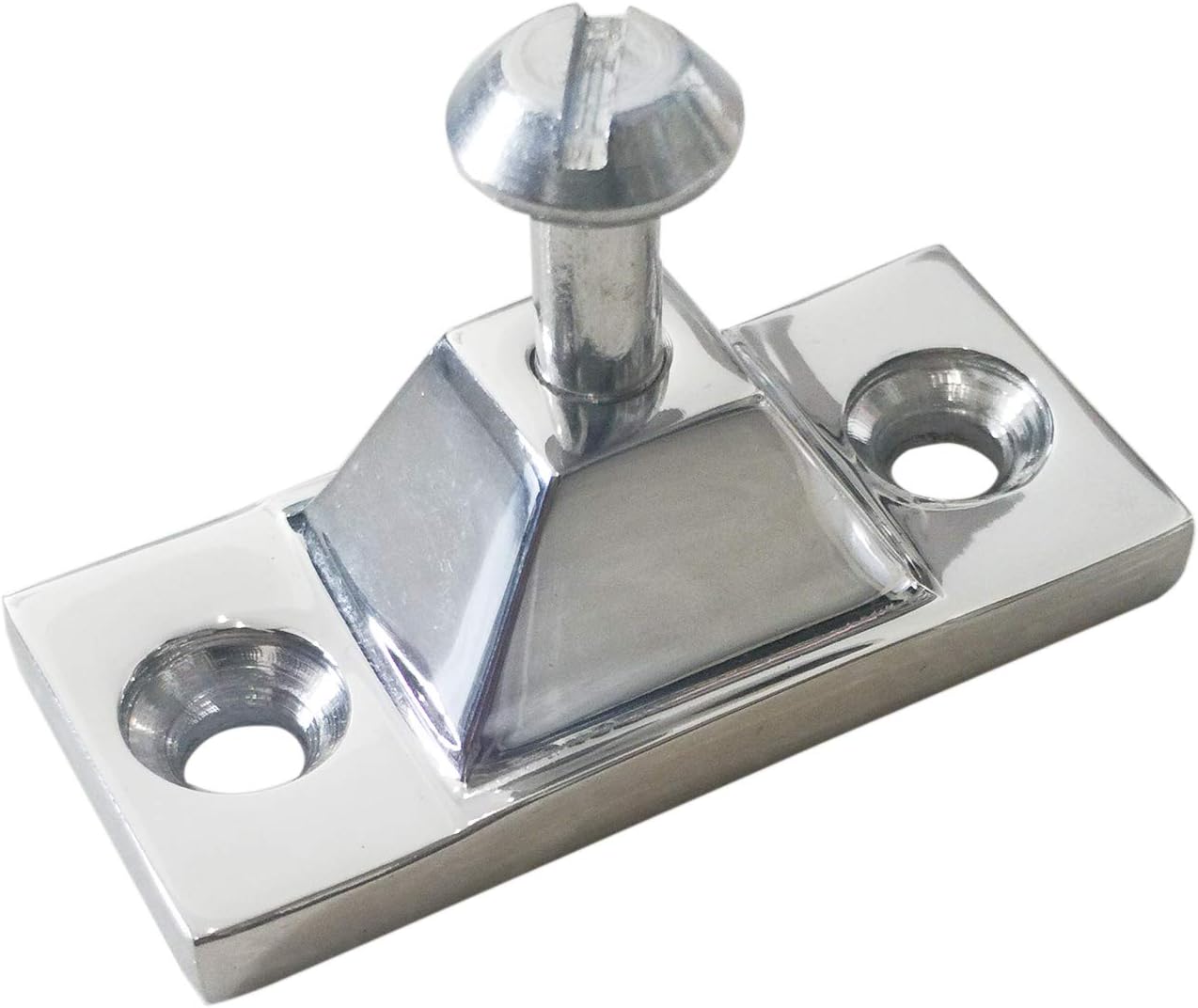 NRC&XRC Mirror Polished Marine Grade 316 Stainless Steel Marine Bimini Boat Top Side Mount Deck Hinge Fitting Hardware