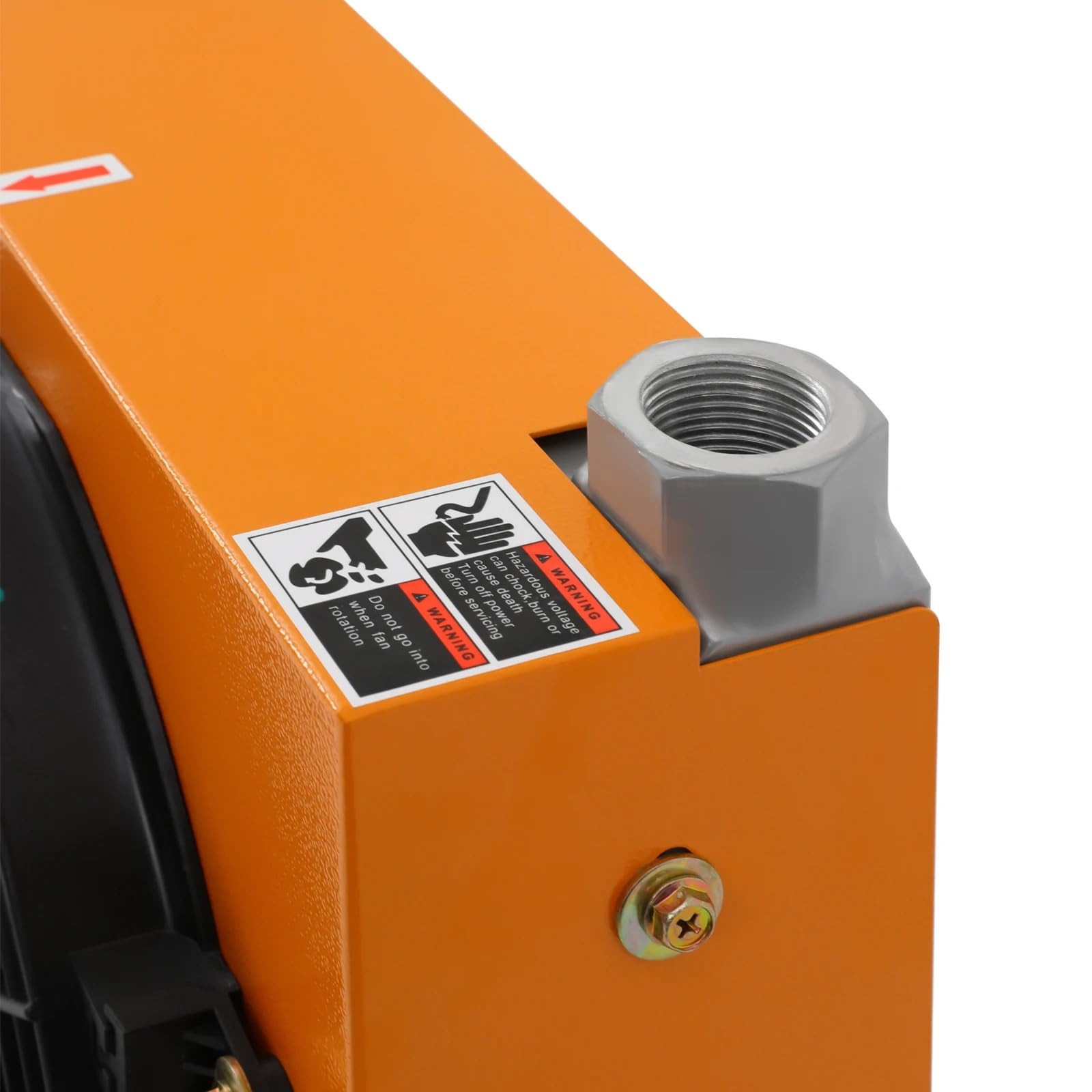 Radiatore dell'olio Motore Radiatore dell'olio Idraulico da 100 l/min raffreddato ad Aria 120 W Radiatori in Alluminio 6000 Kcal/h, AH1012T Radiatore dell'olio