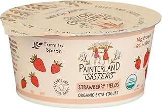Painterland Sisters Organic Strawberry Skyr Yogurt, 5.3 Oz