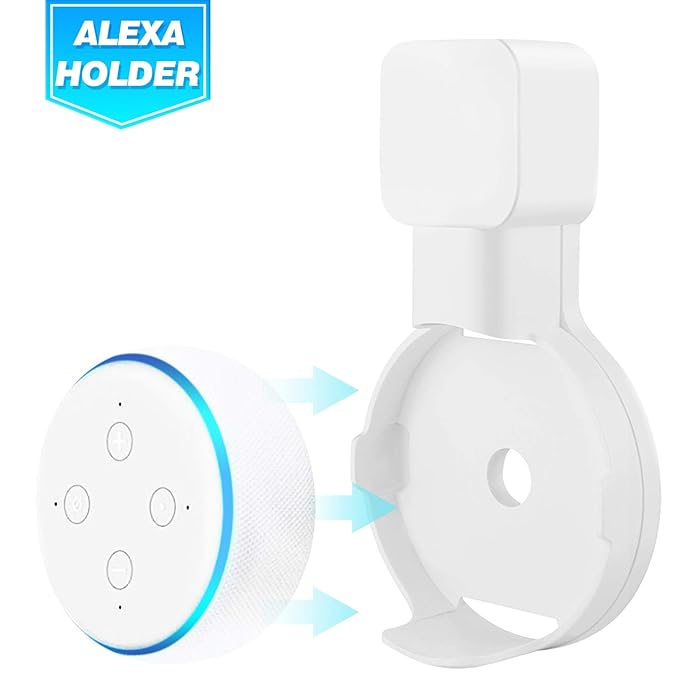 Buy Echo Dot Wall Mount Holder, Amazon Echo Dot Mount 3rd Gen Space