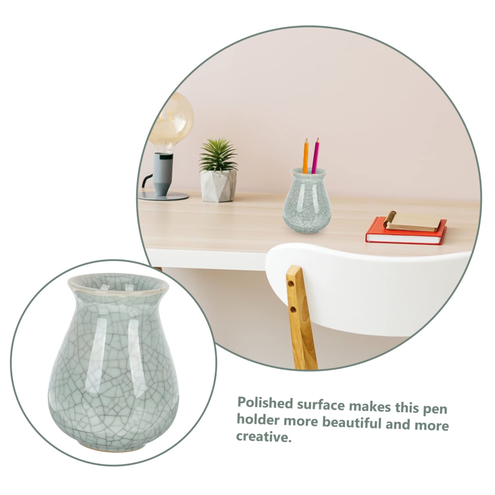 Uonlytech Lot De 2 Porte-Stylos De Rangement Pour Papeterie Porte-Crayons Pour Bureau Porte-Crayons Pour Enfants Bacs De Rangement Décoratifs Multifonctionnels Porte-Stylos