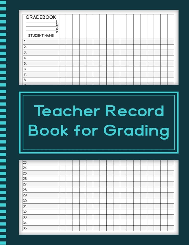 teacher-record-book-for-grading-simple-gradebook-for-teachers-120-pages-8-5-x-11-inches-publishing-zerio-amazon-com-books for Free Printable Gradebook For Teachers Teacher Record Book for Grading: Simple Gradebook for Teachers... 120 pages | 8.5 x 11 inches: Publishing, Zerio: Amazon.com: Books for Free Printable Gradebook For Teachers