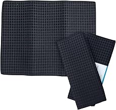 Kit 2 Tapete Escorredor Louça Microfibra Absorve Água Aparador Pia Seca Descanso Prato Paninho Absorvente Toalha Unidades Pano