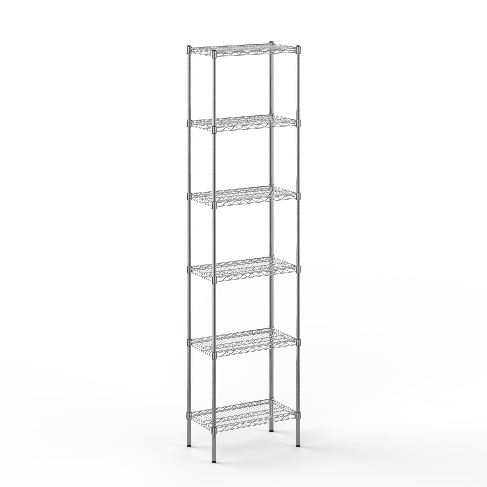 14" Deep x 24" Wide x 96" Height Wire Shelving Kit | 6-Tier | NSF Commercial Storage Rack Unit