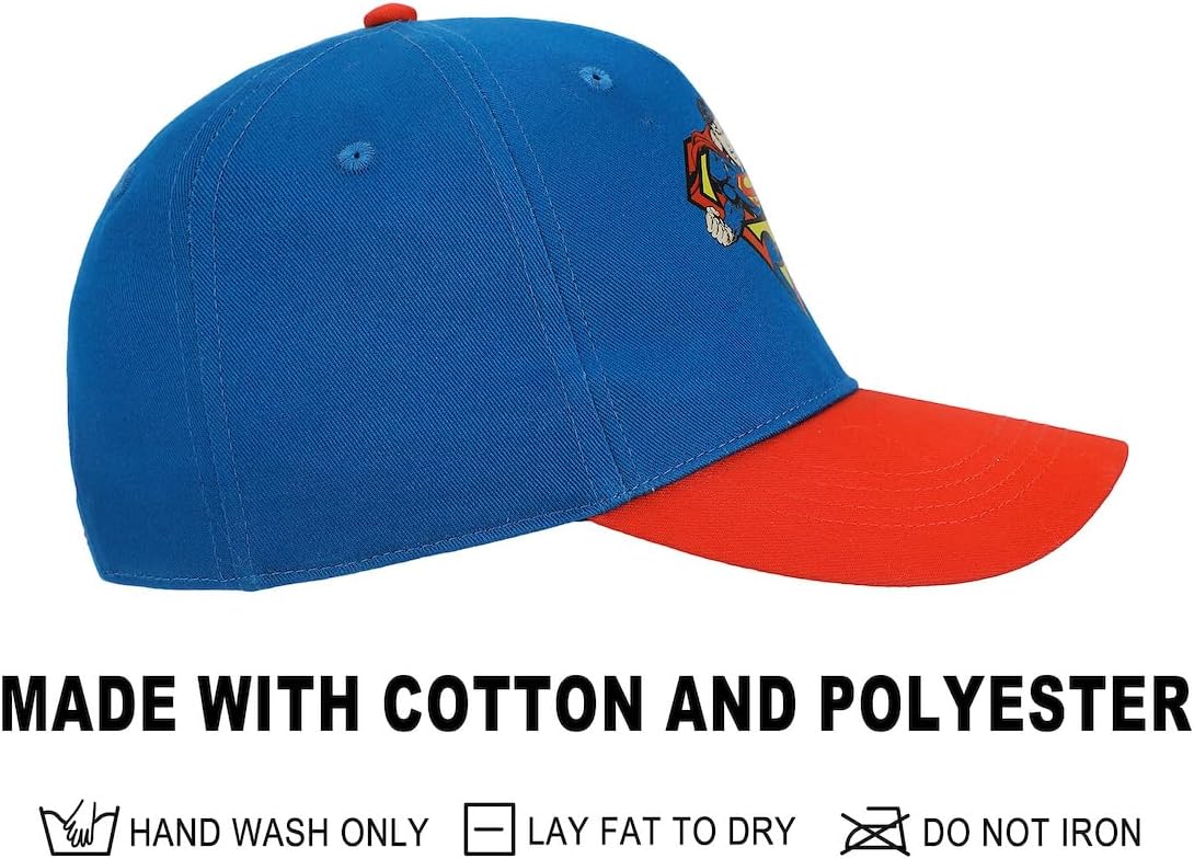 Bioworld Superman Youth Adjustable Baseball Cap - Image 4