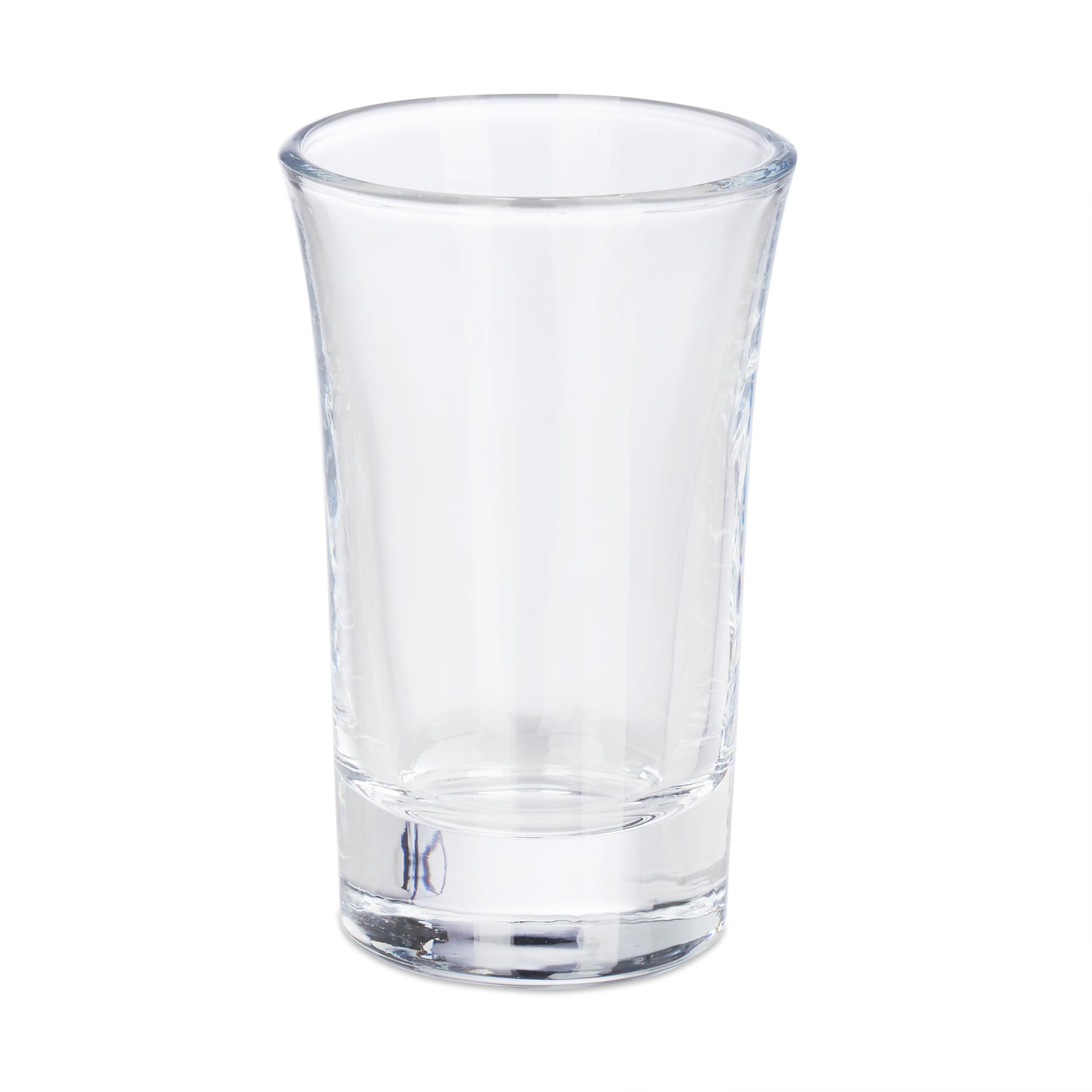 Relaxdays Set de seis vasos para chupitos, Juego de vasos para tequila, 4 cl, Apto para lavavajillas, Transparente