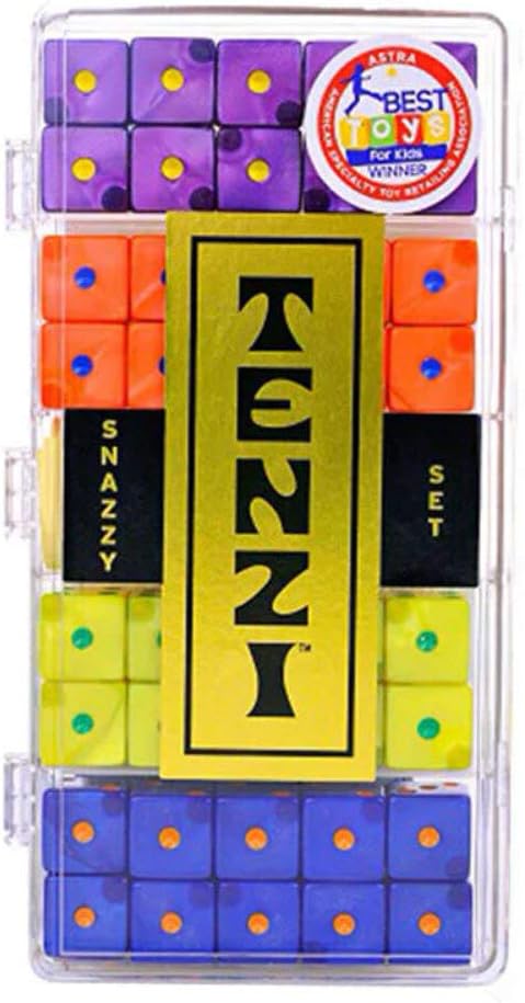 TENZISnazzy Set - 40 dice - Colors may vary