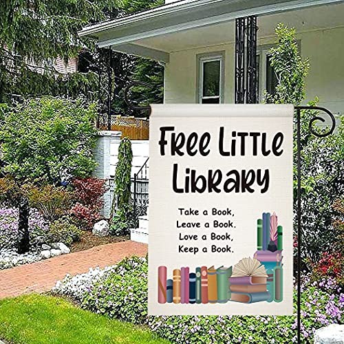 Chengxun HYQ0815 Free Little Library Sign Flag Vertical Double Sided Garden Flag thumb #2