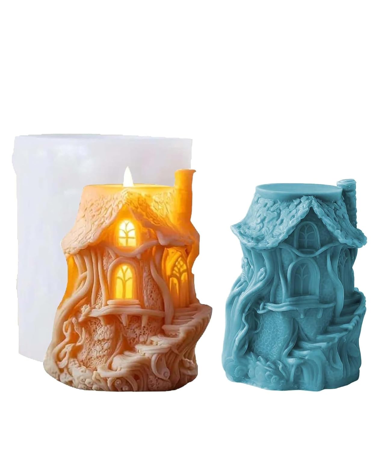 Candle Mould Silicone,Christmas Candle Moulds,Candle Moulds,Suitable for DIY Candle Making, Handmade Home Decoration, Holiday Gifts, Art and Handicraft Projects Candle Mould Silicone,Christmas Candle Moulds,Candle Moulds,Suitable for DIY Candle Making, Handmade Home Decoration, Holiday Gifts, Art and Handicraft Projects