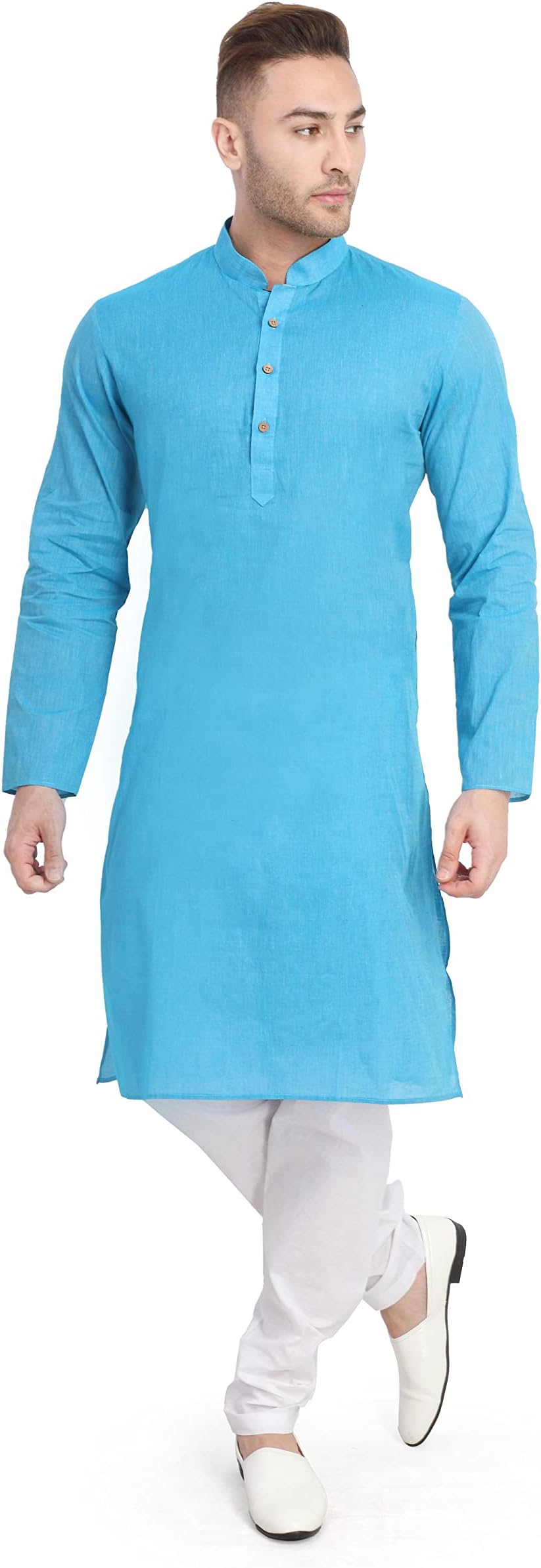 RG DESIGNERSMen’s Regular Cotton Full Sleeves Kurta Set For Stylish & Comfortable With The Perfect Indian Ethnic Ensemble