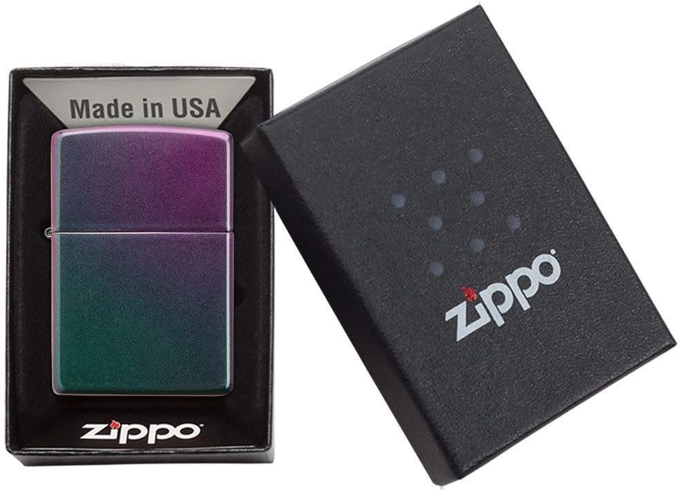 Zippo Iridescent Logo Pocket Lighter