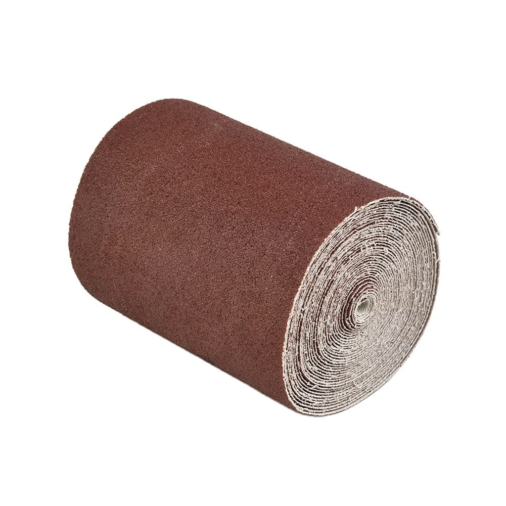 Belt Sander Paper,100mm x 1000cm Emery Cloth Sandpaper Roll - Versatile Wet/Dry Sanding Sheets for Wood, Metal & Automotive 60 to 800 Grits(80grit)
