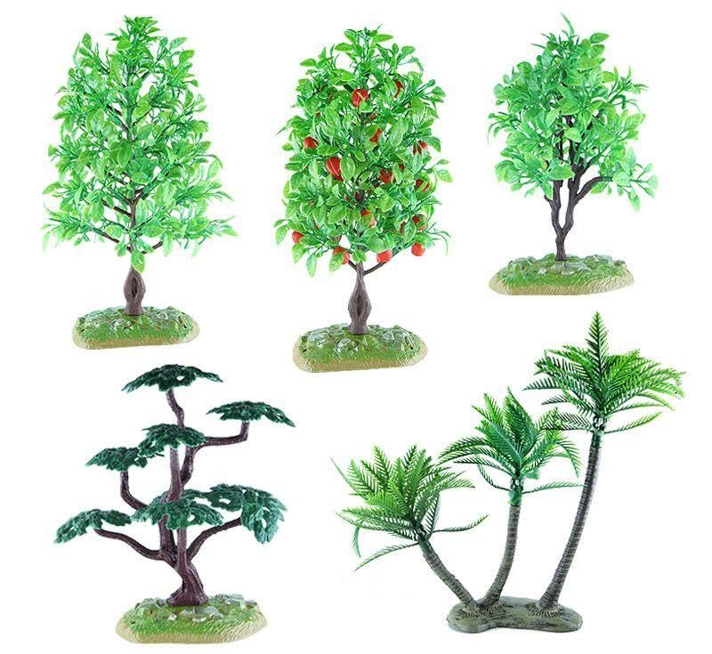 Amazon.co.jp: MOMOAO ジオラマ樹木 7.5~14cm ジャングルケーキ