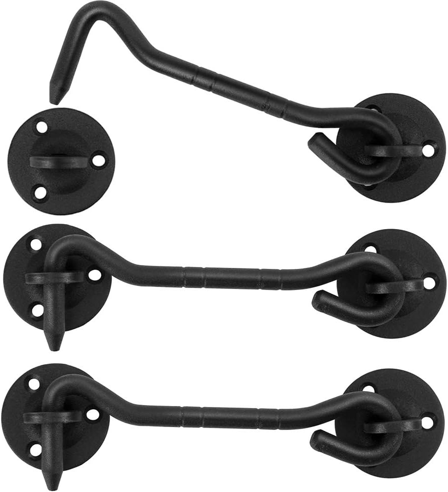 3 Pack Barn Door Latch Thickened Stainless Steel Lock Increase Privacy, Safe Blocking