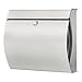 Price comparison product image BURG-WÄCHTER Stainless Steel Letterbox with Integrated Newspaper Compartment, A4 Throw-in Format, EU Norm EN 13724, Verona 3844 ES , Grey