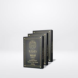 Kama Tantric Chocolate Candy - Organic Chocolate Infused with Potent Adaptogens - Boosts Connection, and Vitality - Chocolate Gift Box (Kama 3 Bars Chocolate for Him, Dark Chocolate)