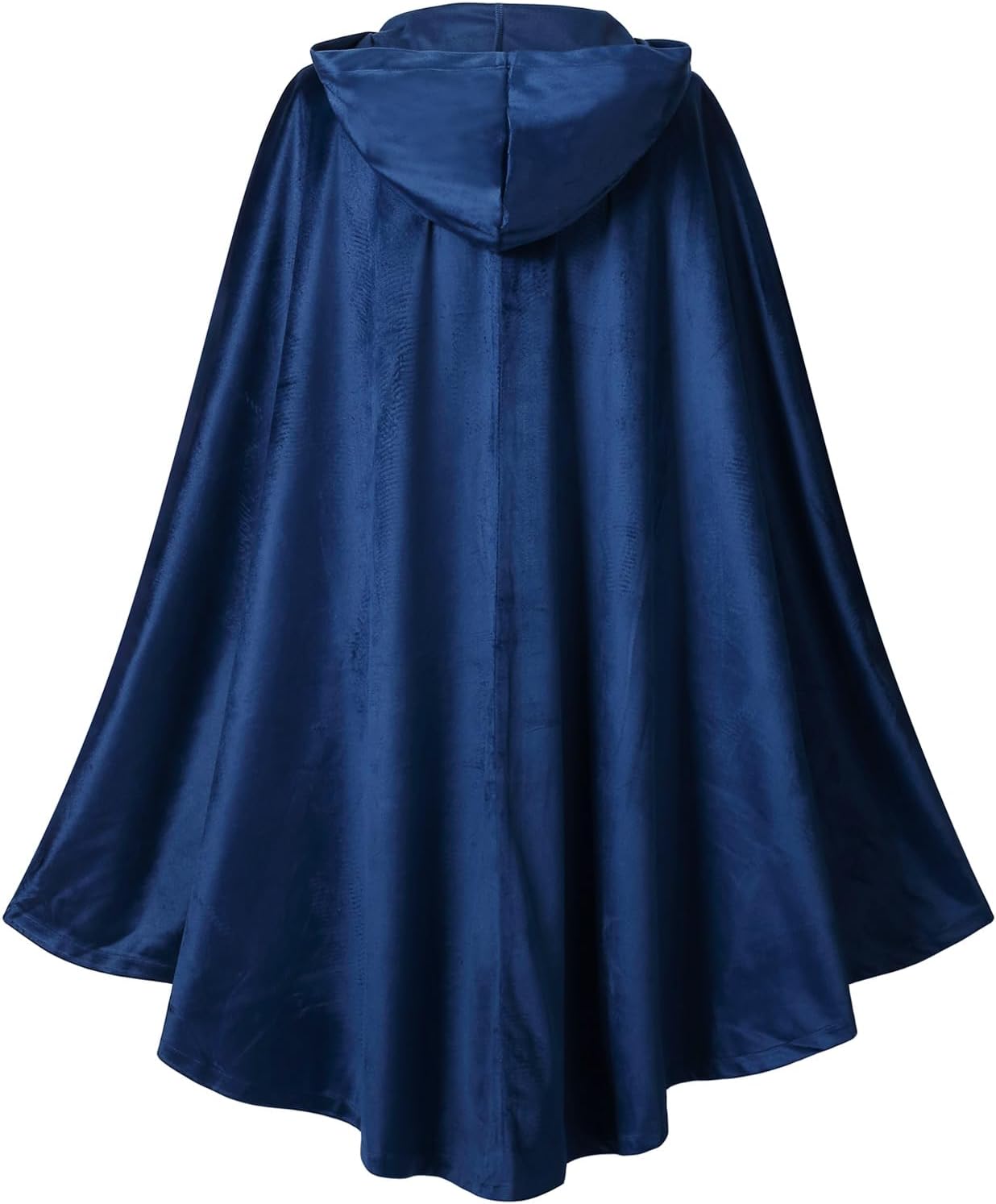 GRAJTCIN Renaissance Hooded Cape Velvet Cloak Victorian Capelet Medieval Hobbit Halloween Costume