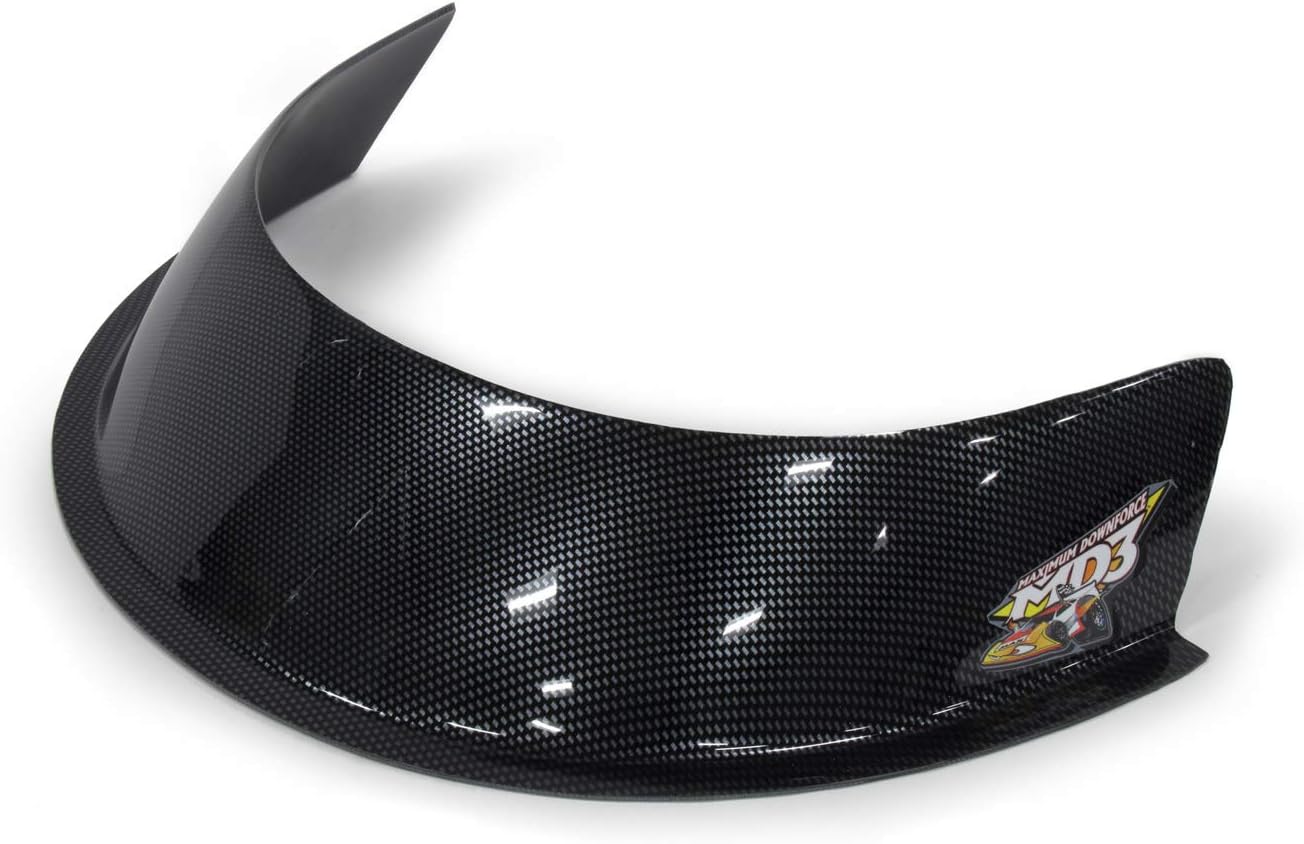 MD3 Composite Hood Scoop Air Deflector 3" Carbon Fiber Look