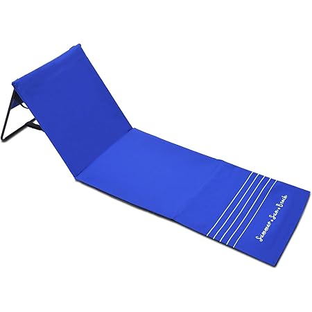 Amazon Com Strong Camel Portable Beach Reclining Lounger Beach Ground Mat Beach Pool Lounge Chair Dark Blue Garden Outdoor