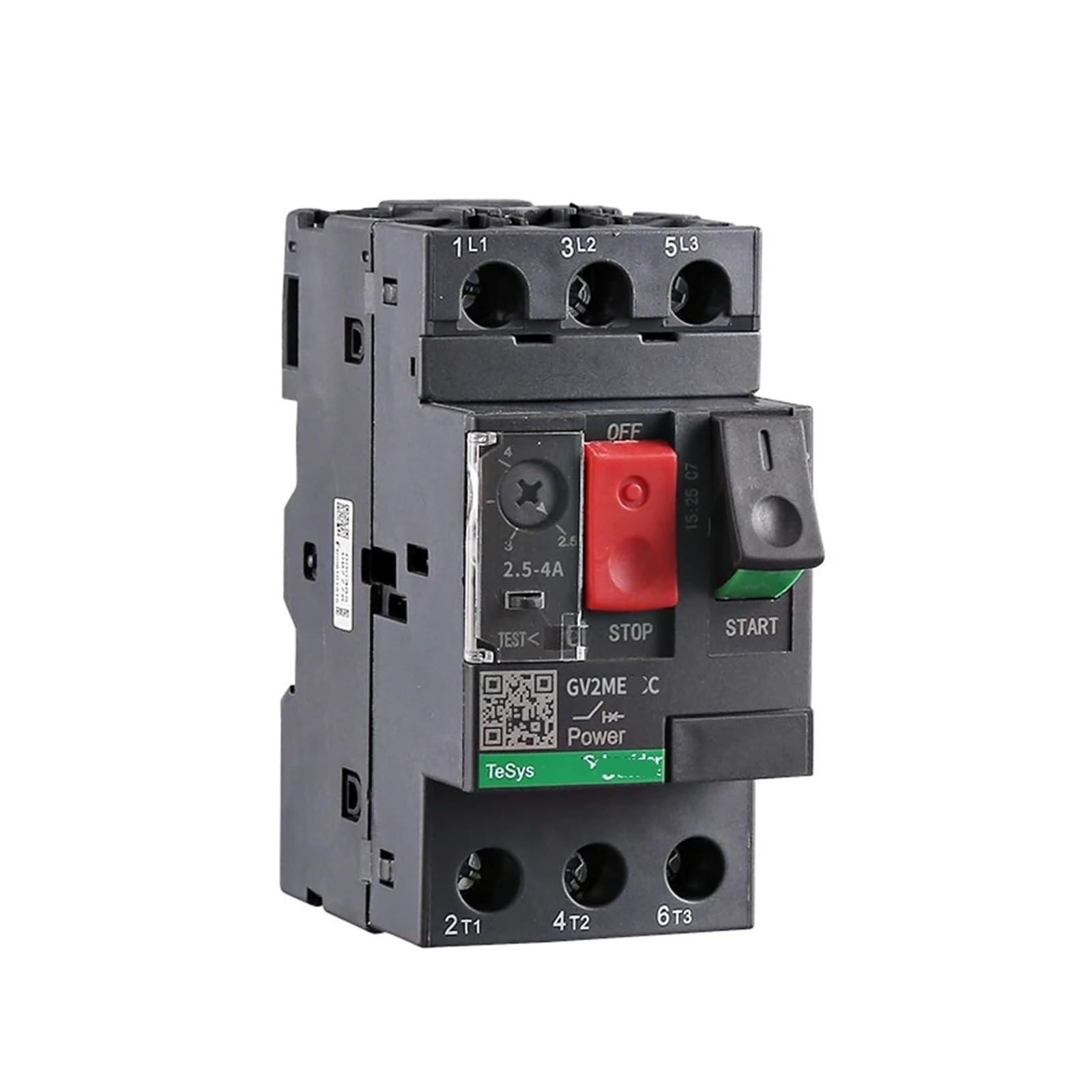 VSPPJYFG Motor Circuit Breaker GV2ME08C 10C 22C 32C 0.1A-32A Motor Start Protection Switch(GV2ME32C)