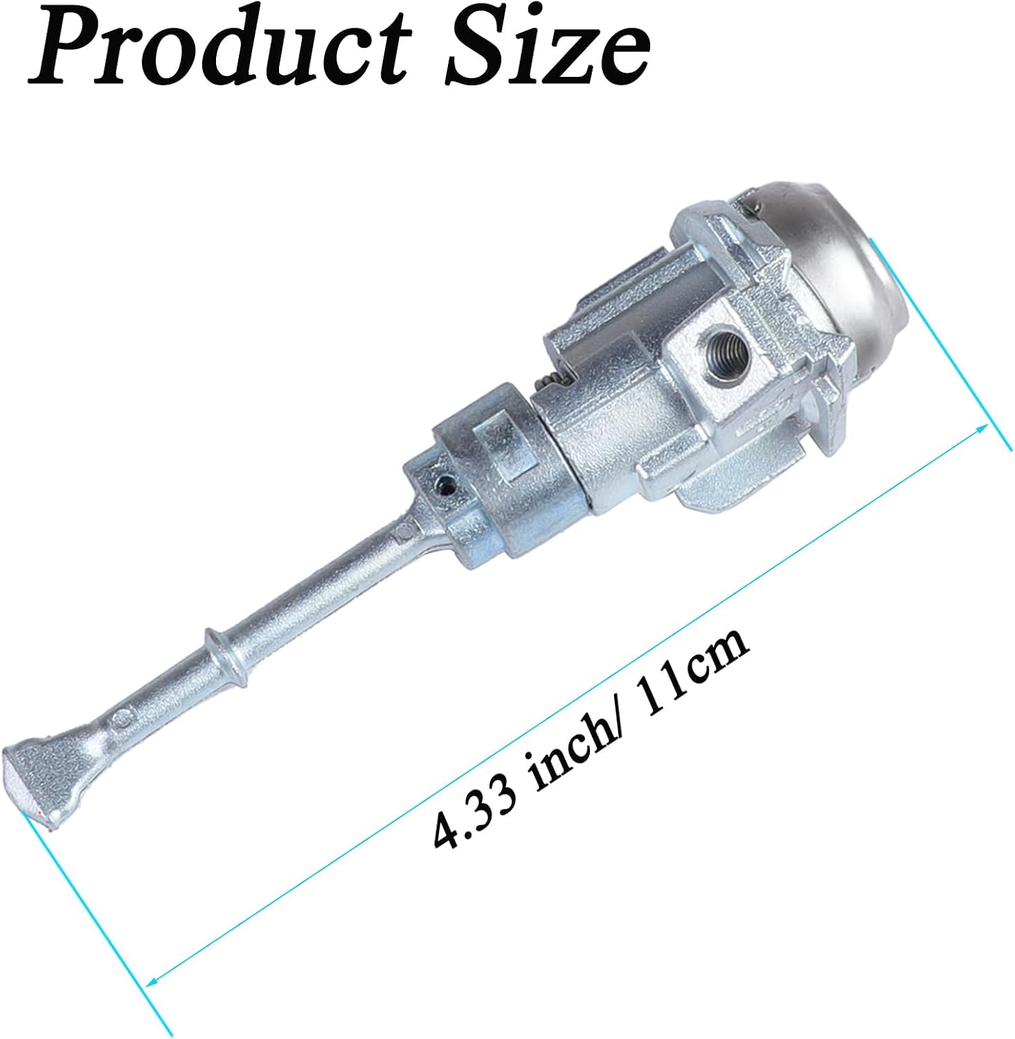 81970-F0000 Front Driver Side Power Door Lock Cylinder Compatible with Hyundai Elantra 2017-2020, Left Side Tumbler Cylinder with 2 Keys