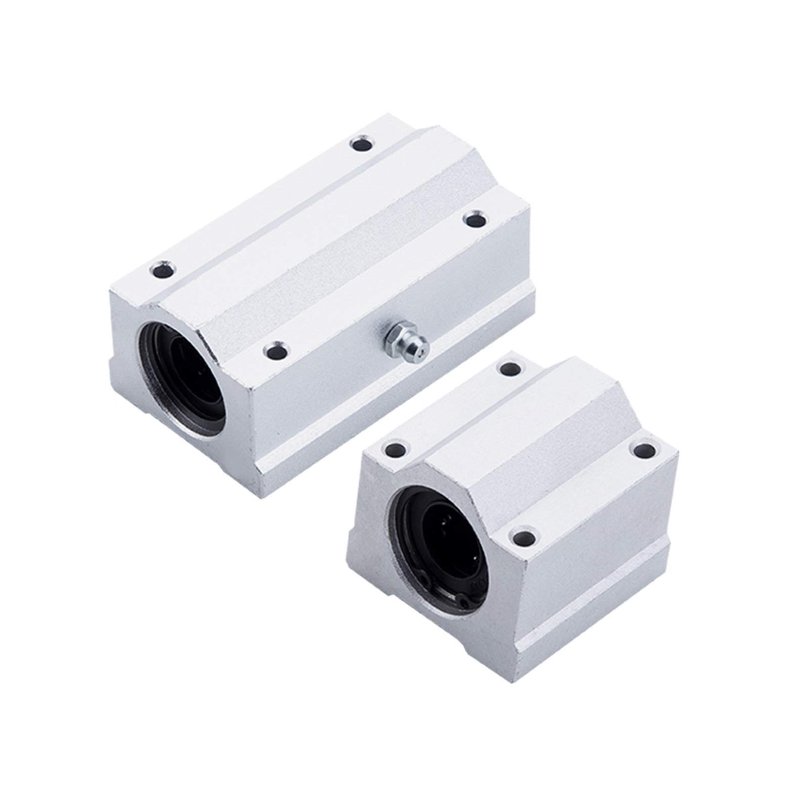 2 Stück Linearbewegungslagerschlitten, Modell-Nr. SCS8LUU, SCS10LUU, SCS12LUU, SCS16LUU, SCS20LUU, hauptsächlich for CNC-Teile, 3D-Druckerteile, Präzisionsmaschinenwerkzeuge verwendet (Size : SCS8LUU