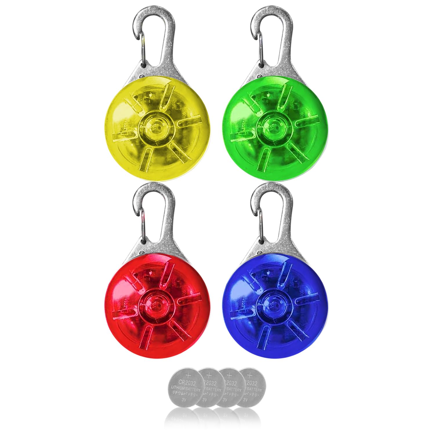 AVIDA ZEN Flashing Light Children's School Bag, Light Pendant Dog, Clip On with 3 Light Modes, Reflectors Cats, Joggers, Campers, Reflector School Bag Light, Dog Light, Plastic