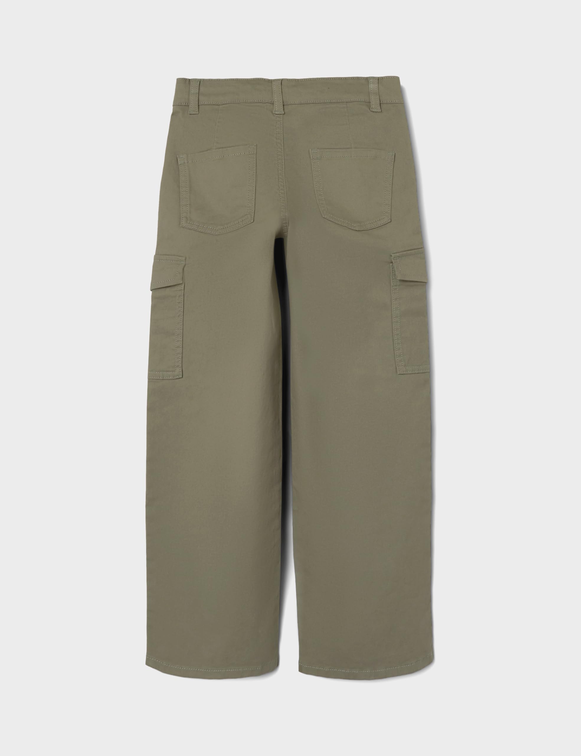 Name IT Mädchen Cargohose Nkfrose Wide Twill Cargo 8108-ba Noos
