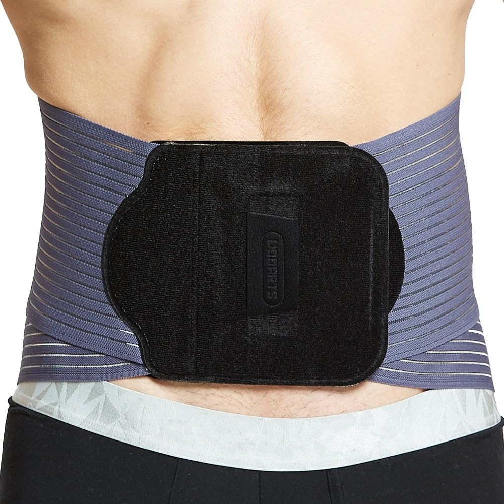 Summer Breathable Back Support Belt Lumbar Brace For Lower Back Pain Relief, Adjustable Posture Corrector Waist Support With Removable Pads And Steel Splints (Black L)