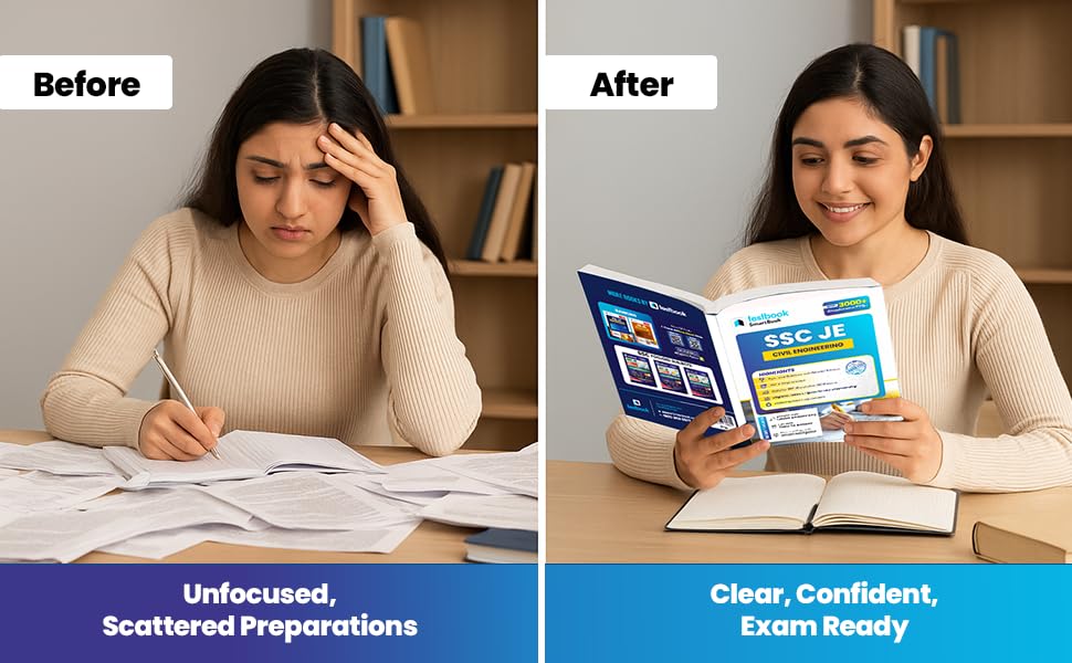 Image of Testbook SSC JE Civil Engineering SmartBook with 3000+ Chapterwise PYQs | Structural, Environmental & Construction Topics | Ideal for SSC JE, State AE /JE & PSU Exams 2026 (Safalta Series)