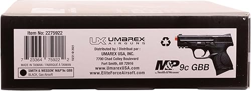 Miniatura 15 de Umarex Smith & Wesson M&P 9C GBB - Pistola BB de 0.236 in, color negro