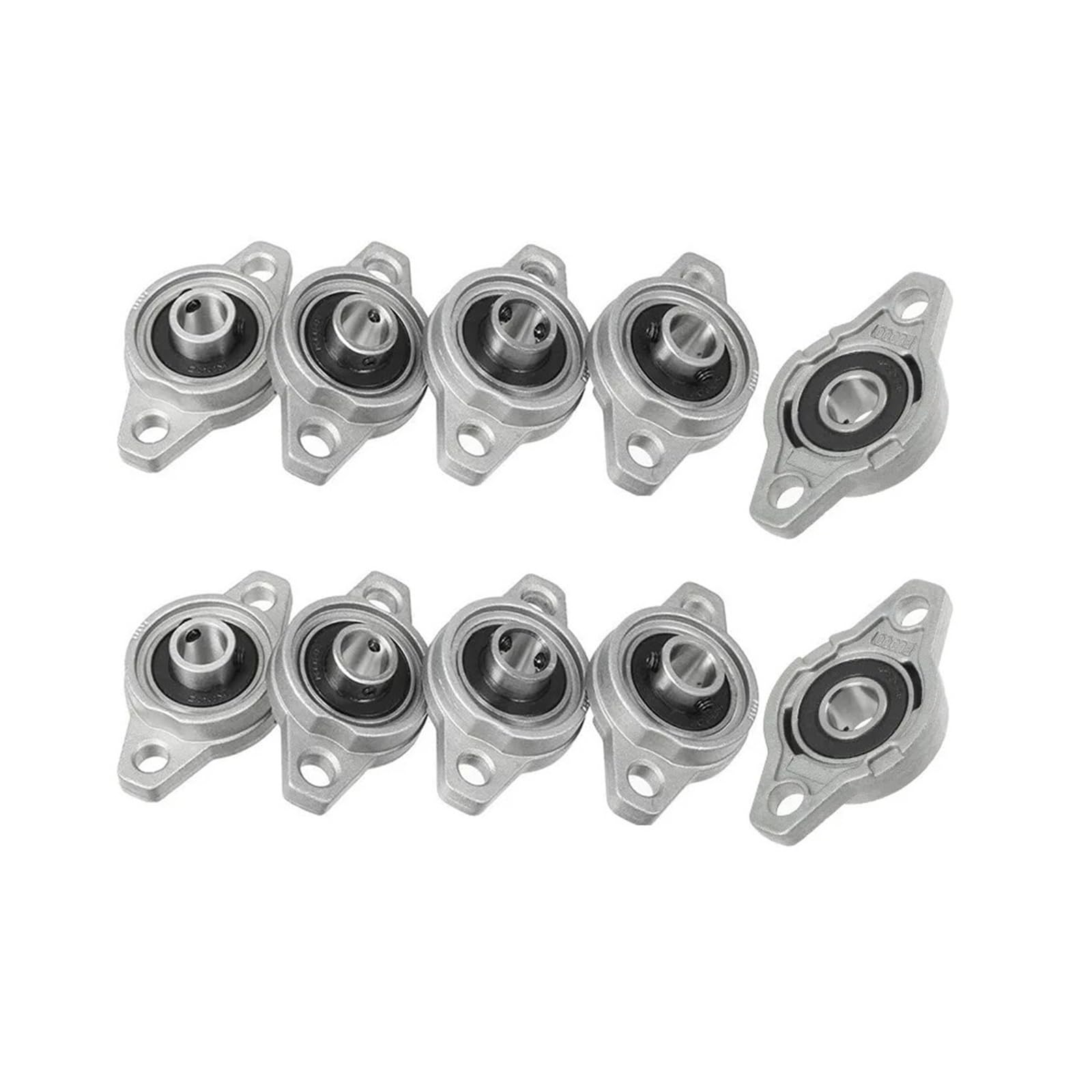 HHB18I 10PCS KFL08 KFL000 KFL001 KFL002 KFL003 KFL004 KFL005 8 12mm Pillow Block Rhombic Bearing ZINC Alloy Insert Linear Bearing Shaft(KFL08 8MM,4Pcs)