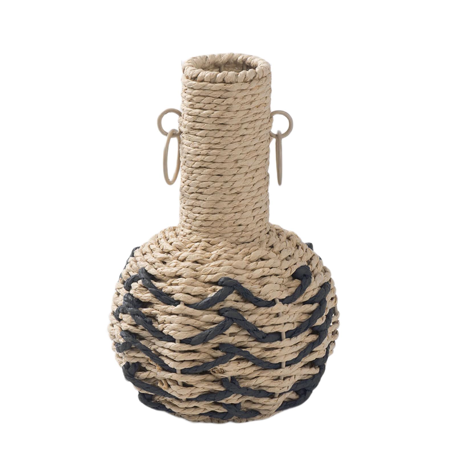 Decorative Vases Hand Woven Vases Dried Flower Vase Decorations Table Centerpieces for Home Decorations Dried Flower Decoration