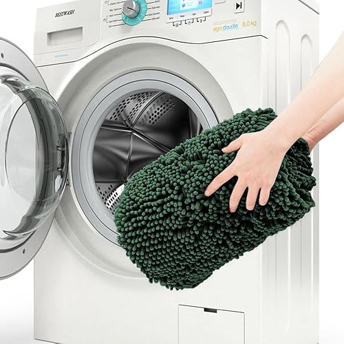 Miniatura 6 de SONORO KATE Alfombra de baño, antideslizante, suave, acogedora, gruesa, para baño, alfombras de felpa para bañeras, duchas de lluvia absorbentes de